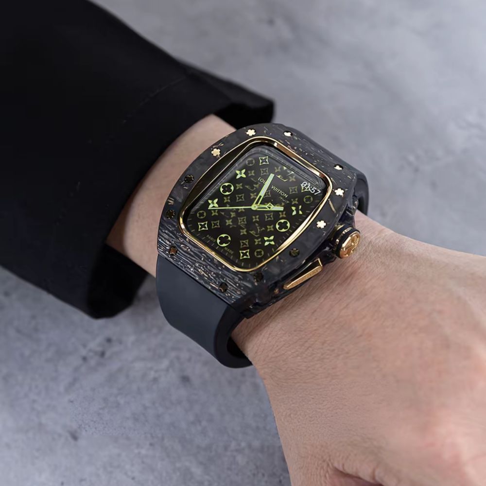 Luxury Real Carbon Fiber Case For Apple Watches