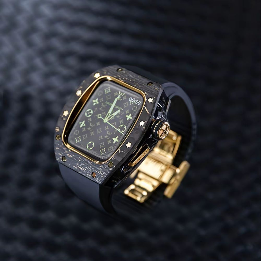 Luxury Real Carbon Fiber Case For Apple Watches