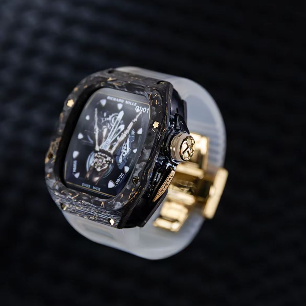 Luxury Real Carbon Fiber Case For Apple Watches