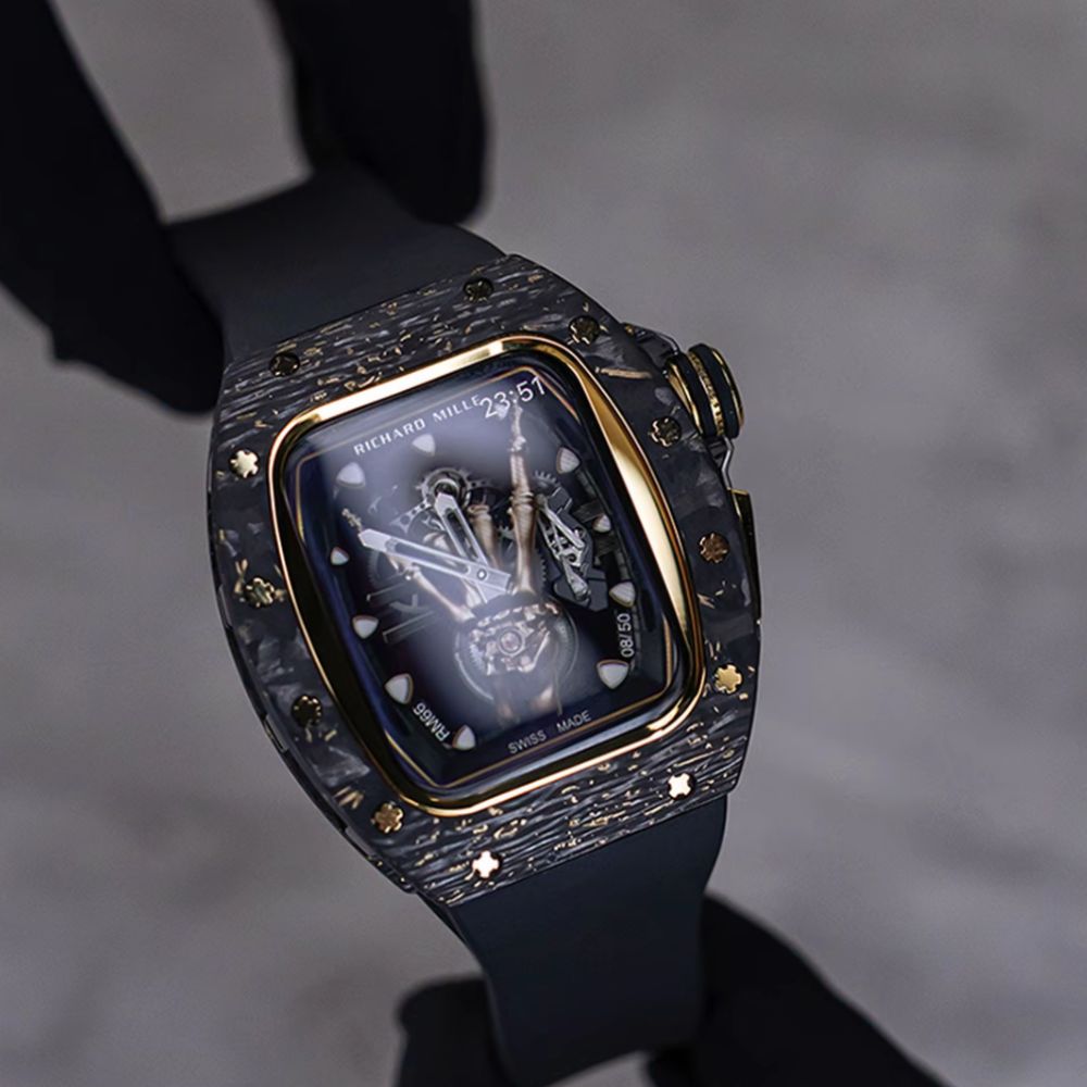 Luxury Real Carbon Fiber Case For Apple Watches