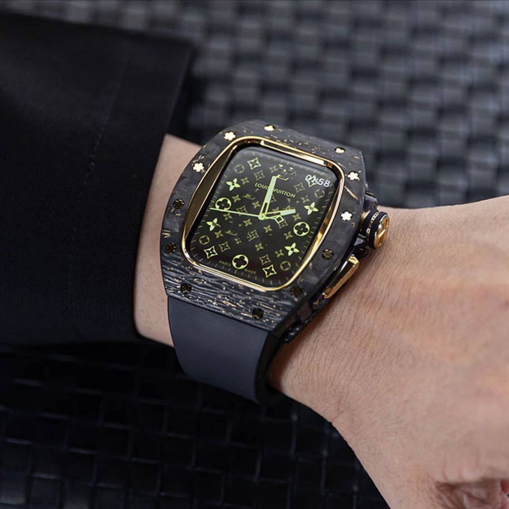 Luxury Real Carbon Fiber Case For Apple Watches