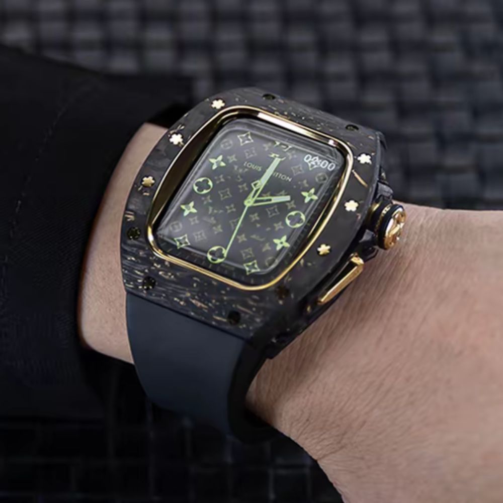 Luxury Real Carbon Fiber Case For Apple Watches