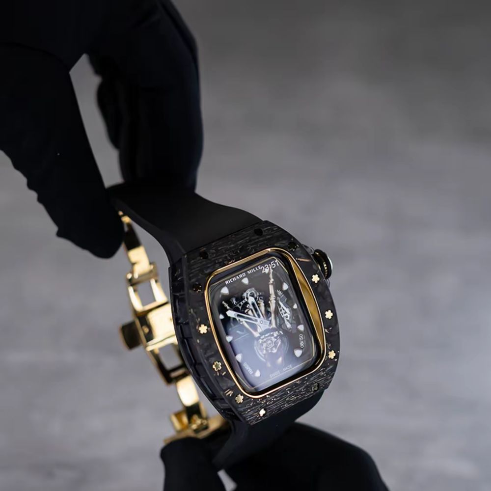 Luxury Real Carbon Fiber Case For Apple Watches