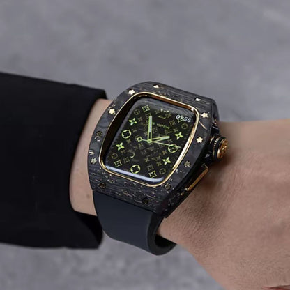 Luxury Real Carbon Fiber Case For Apple Watches