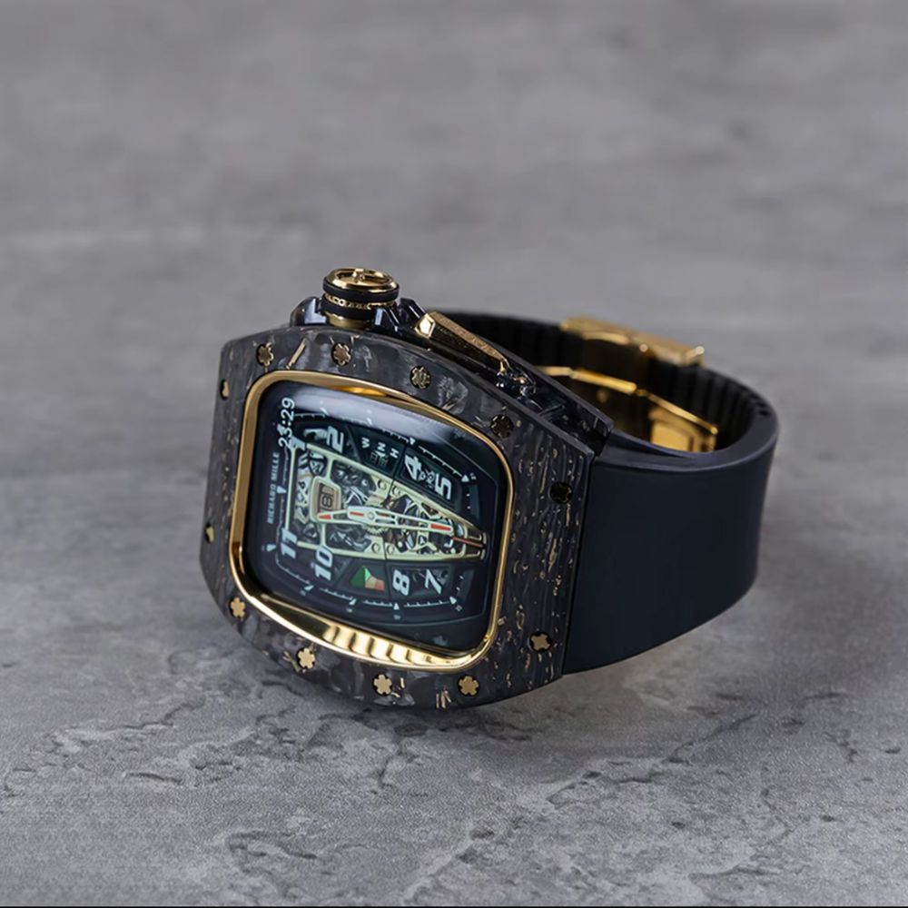 Luxury Real Carbon Fiber Case For Apple Watches