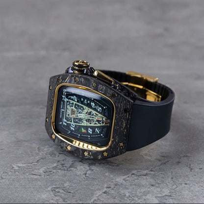 Luxury Real Carbon Fiber Case For Apple Watches