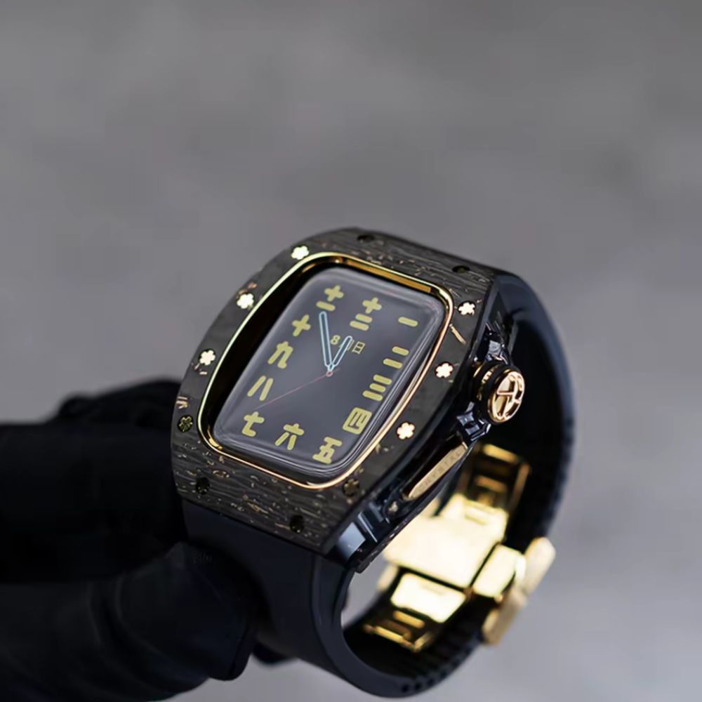 Luxury Real Carbon Fiber Case For Apple Watches