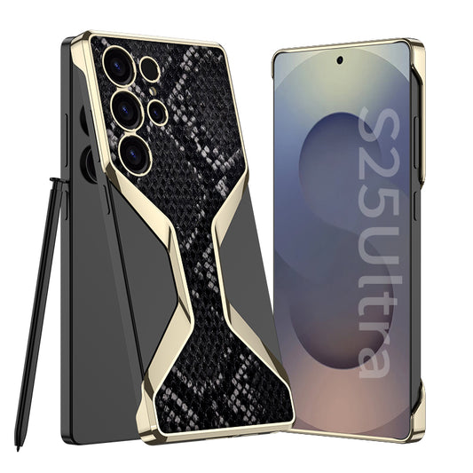 Luxury Electroplated Leather Case For Samsung