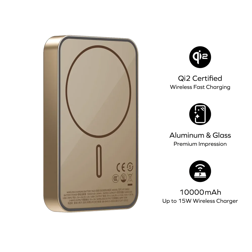 Q.Mag X1 Qi2 Magnetic Wireless Power Bank 10000mAh - Gen 2