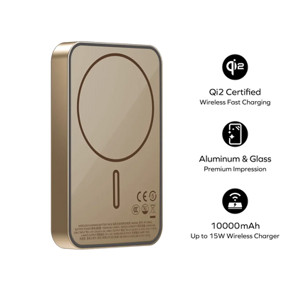 Q.Mag X1 Qi2 Magnetic Wireless Power Bank 10000mAh - Gen 2